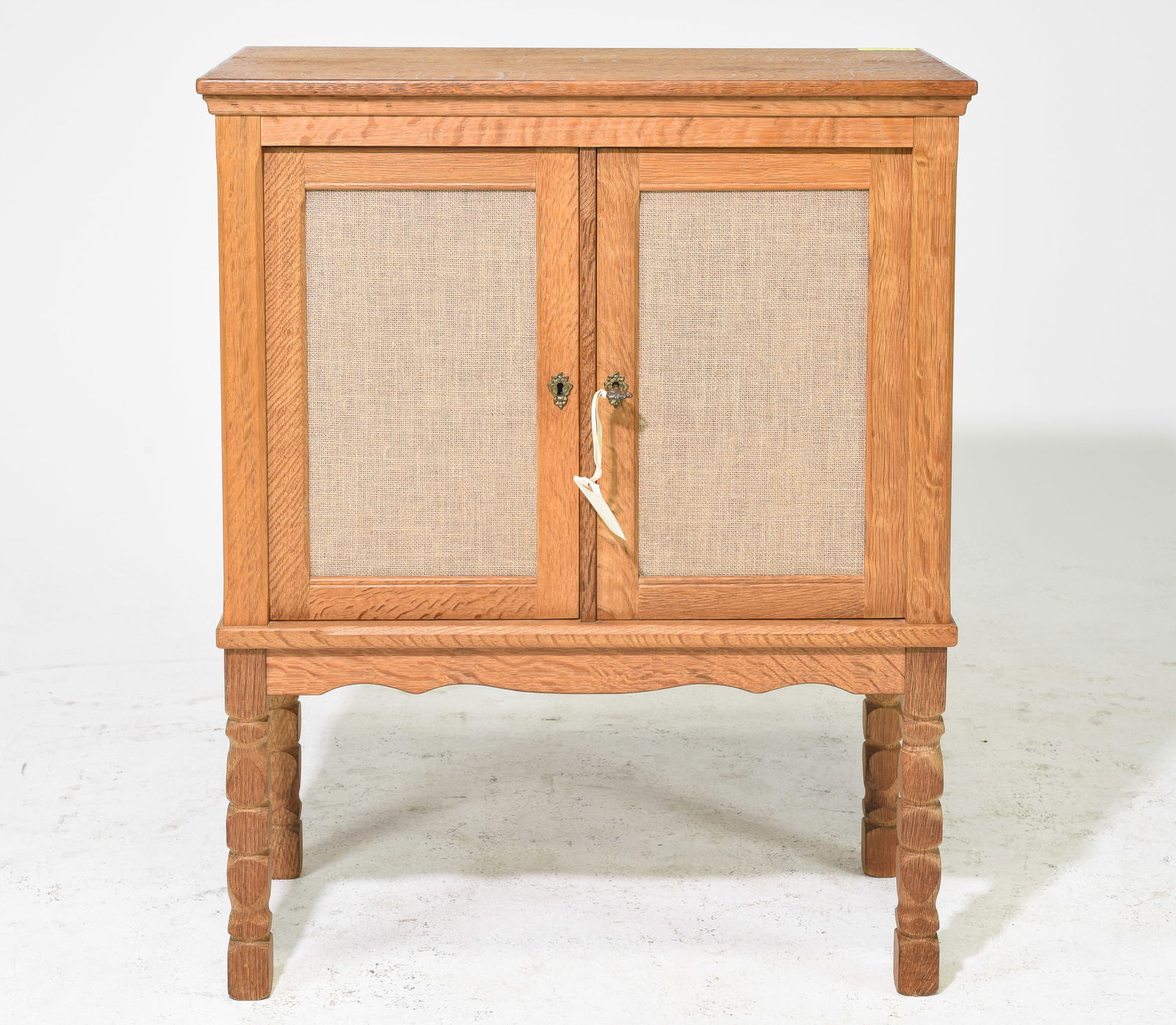 Danish Oak Two Door Hall Cabinet (1 of 6)