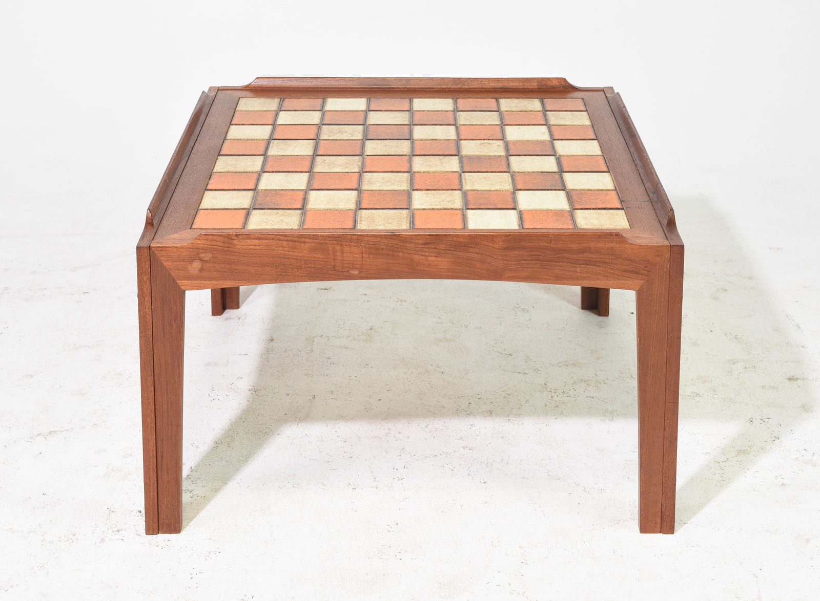 Mid Century Modern Tile Top Square Coffee Table (1 of 4)