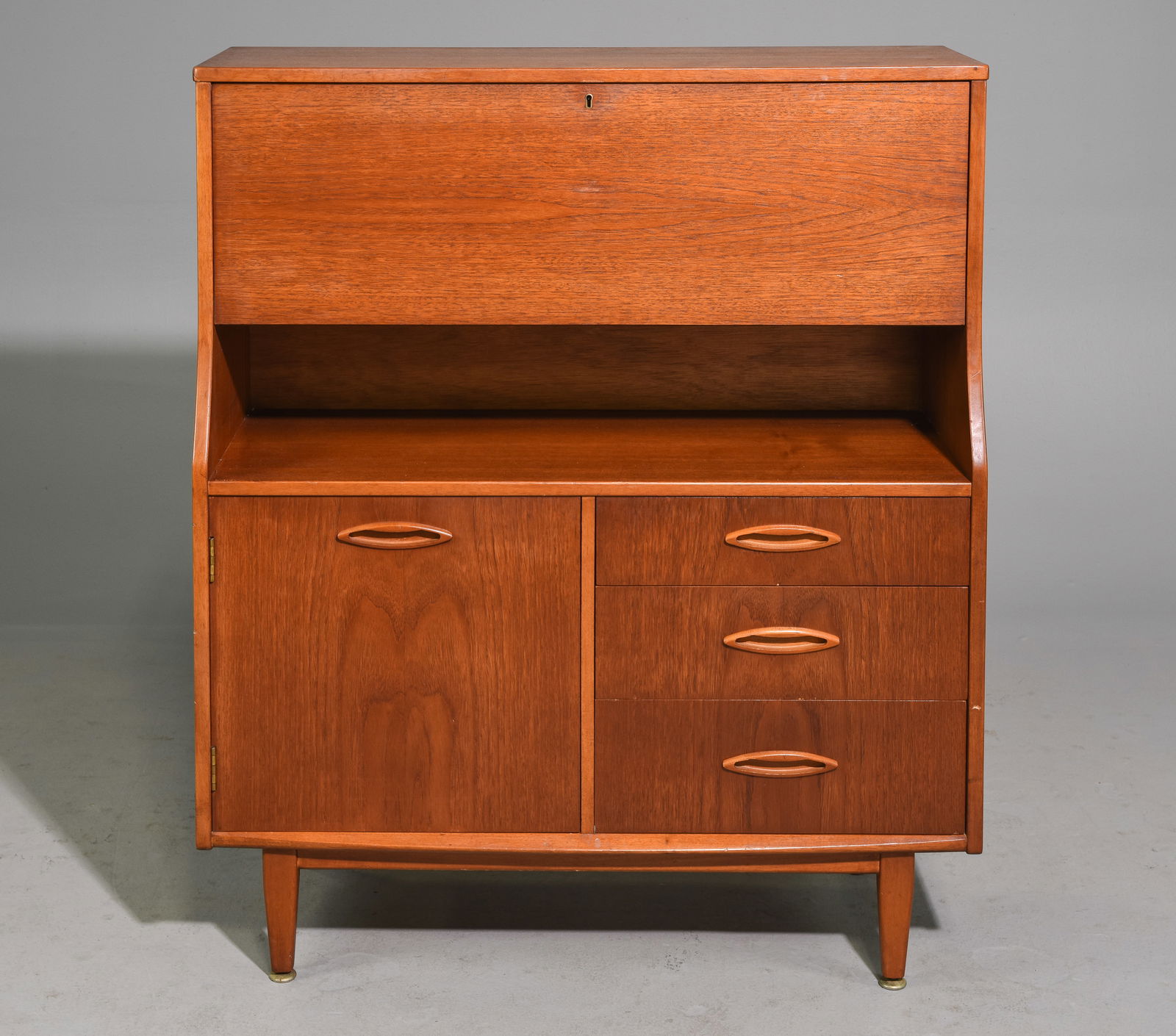 Mid Century Modern Drop Front Desk - Jentique (1 of 7)