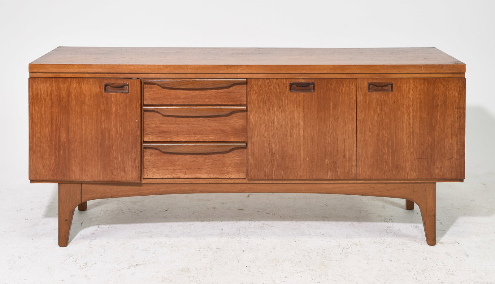Mid Century Modern Sideboard - Greaves & Thomas: Danish Modern Style Sideboard by Greaves & Thomas - 30 in tall x 69.5 x 17.5