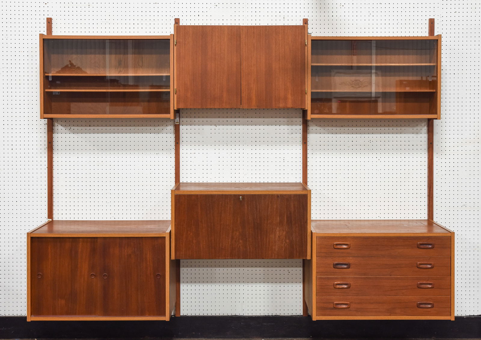 3 Bay Mid Century Danish PS / Cado Wall Unit (1 of 6)