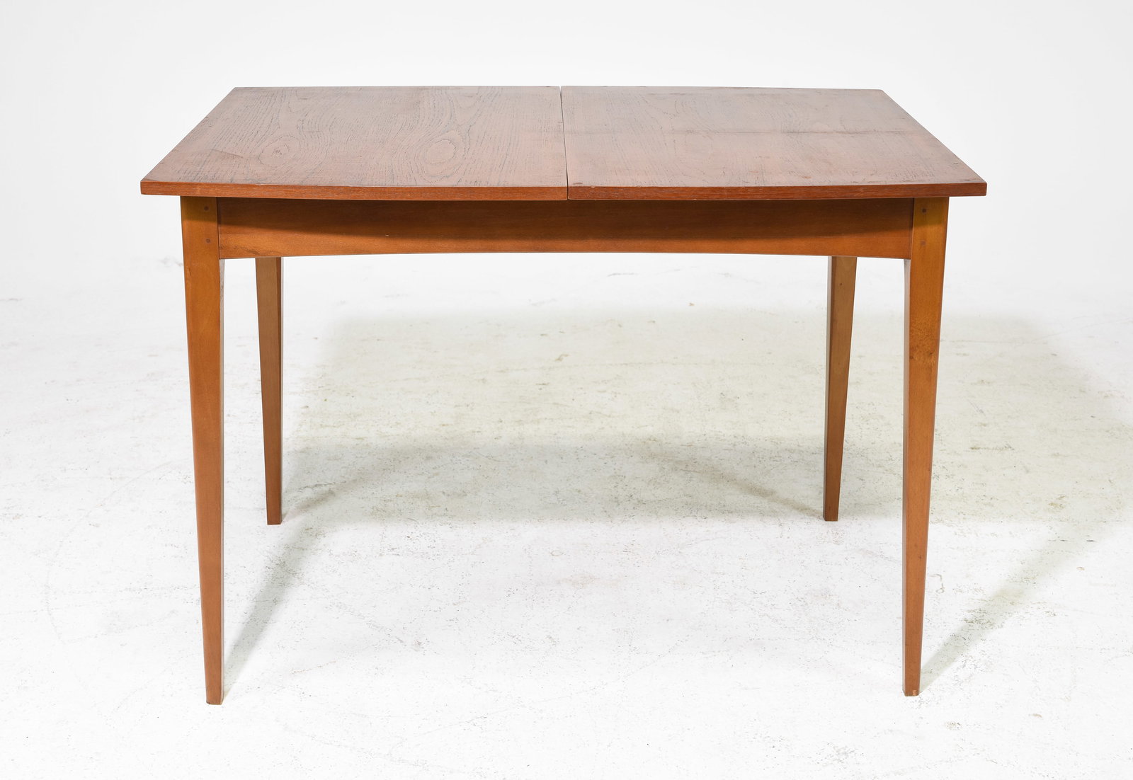 Mid Century Modern Dining Table with Pop Up Leaf (1 of 5)