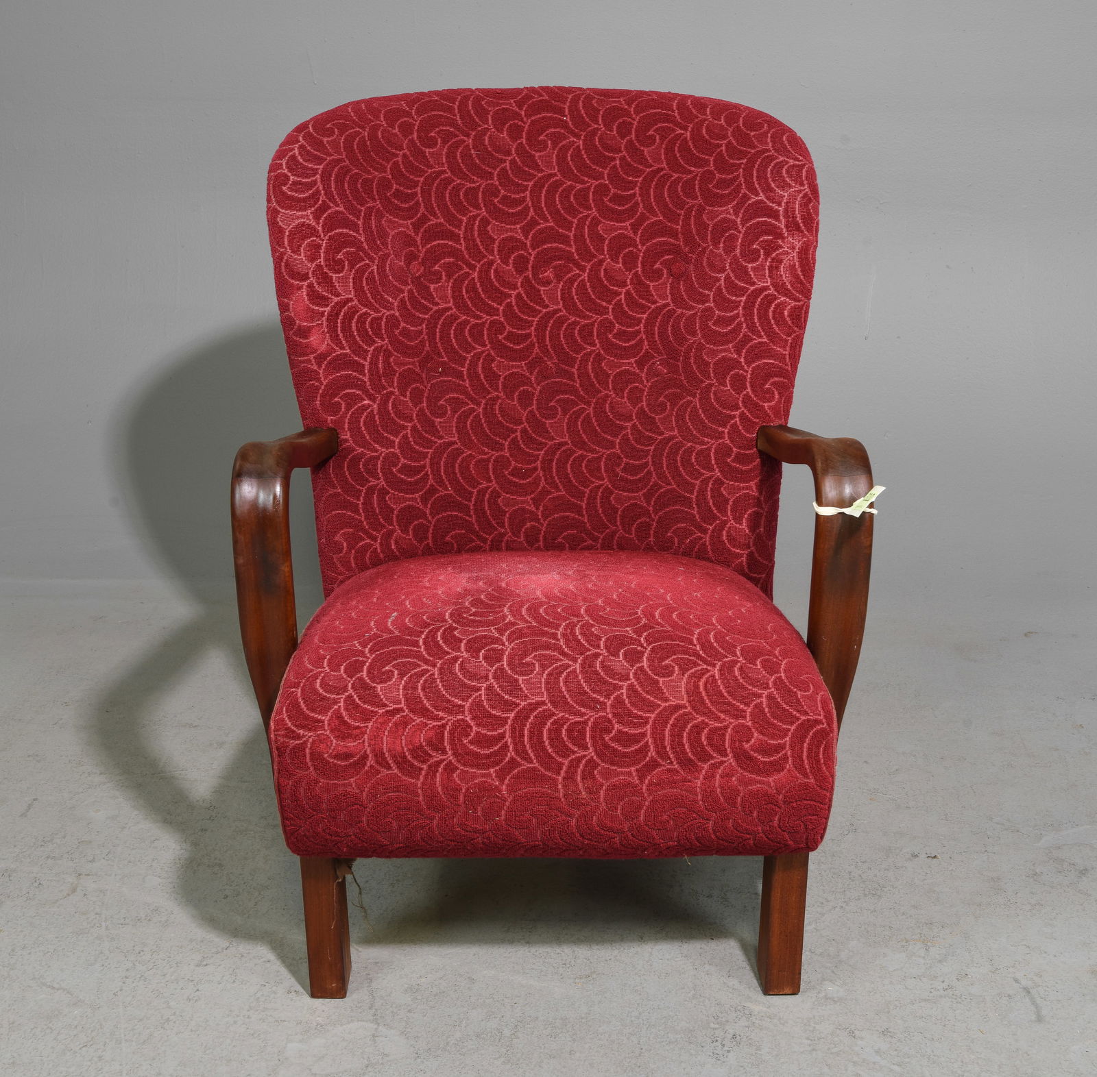 Danish Oak Upholstered Arm Chair (1 of 6)