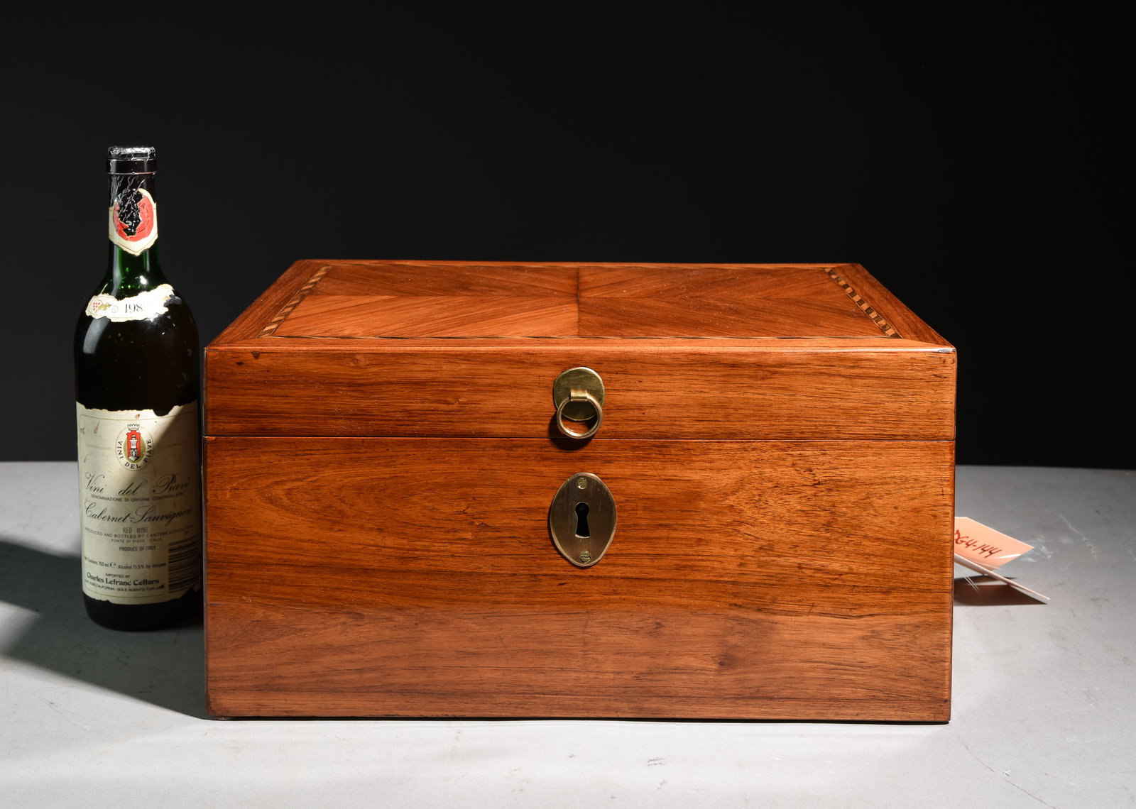 French Inlaid Walnut Letter Box c.1800's (1 of 8)