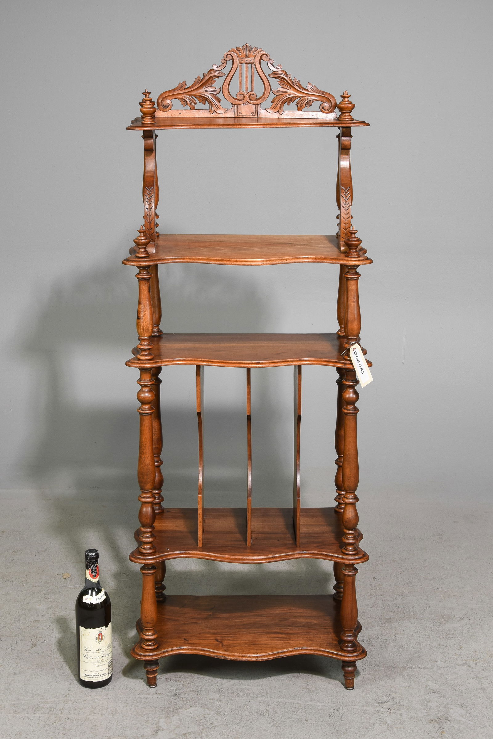 French Walnut Etagere / Music Shelf c.1900-1920's (1 of 6)