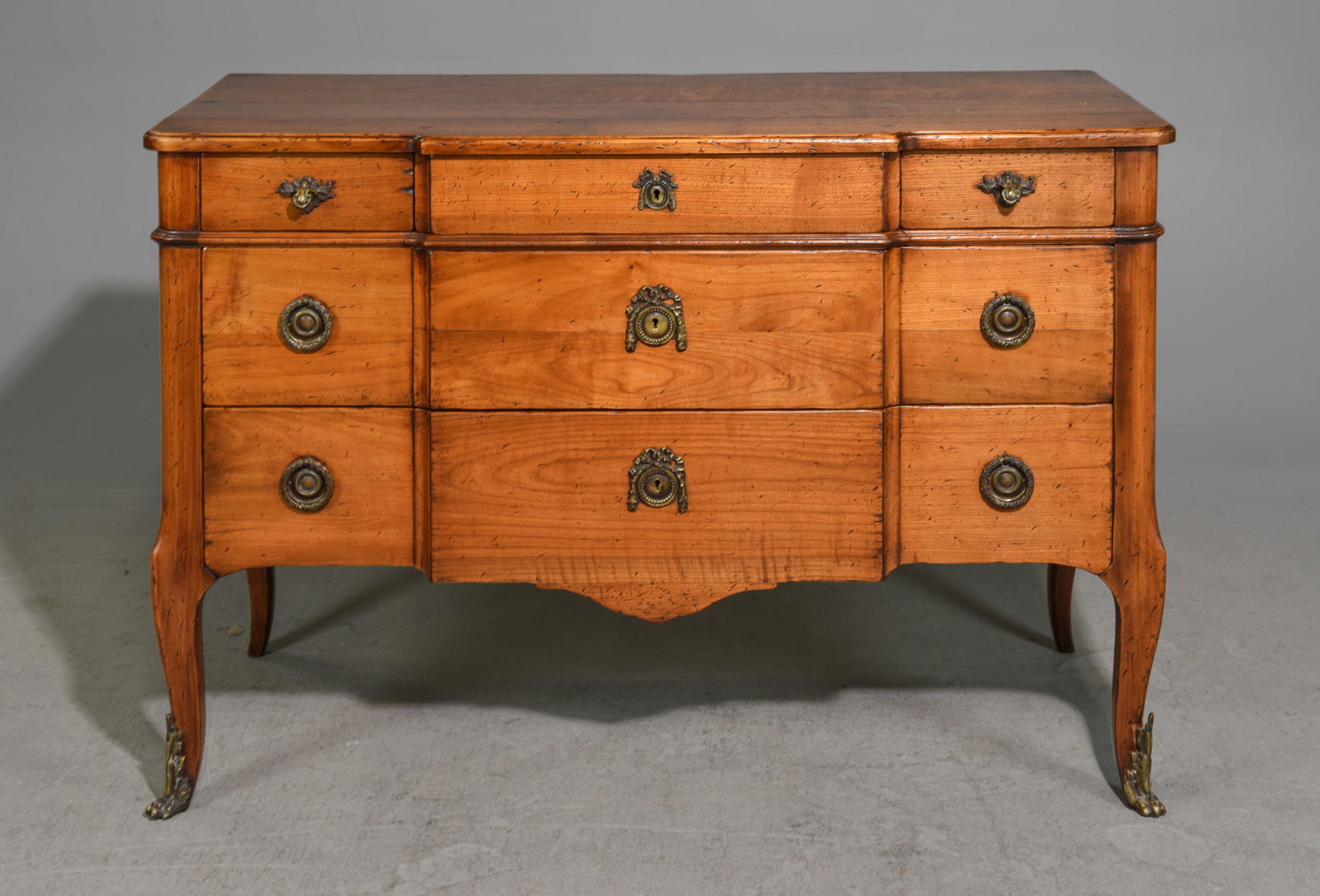 French Louis XV Style Five Drawer Chest (1 of 6)