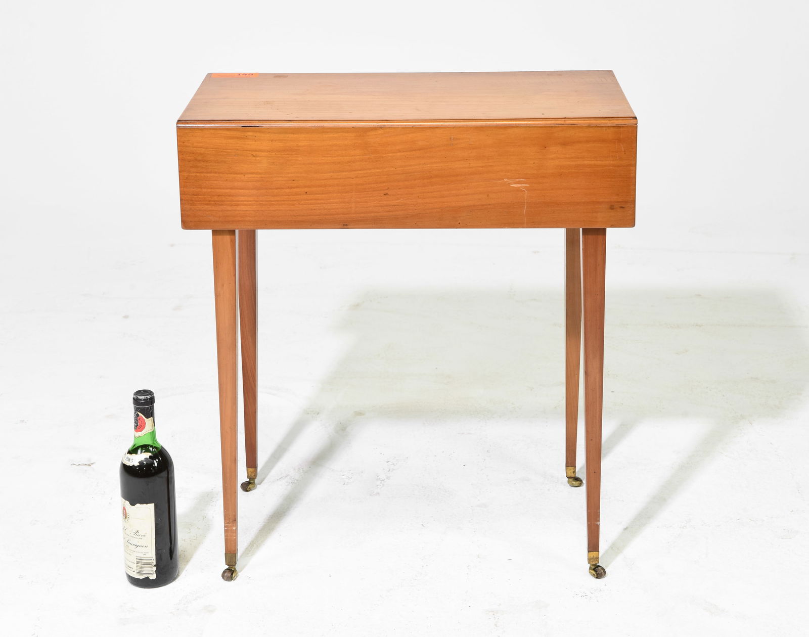 French Small Drop Leaf Table with Drawers (1 of 4)