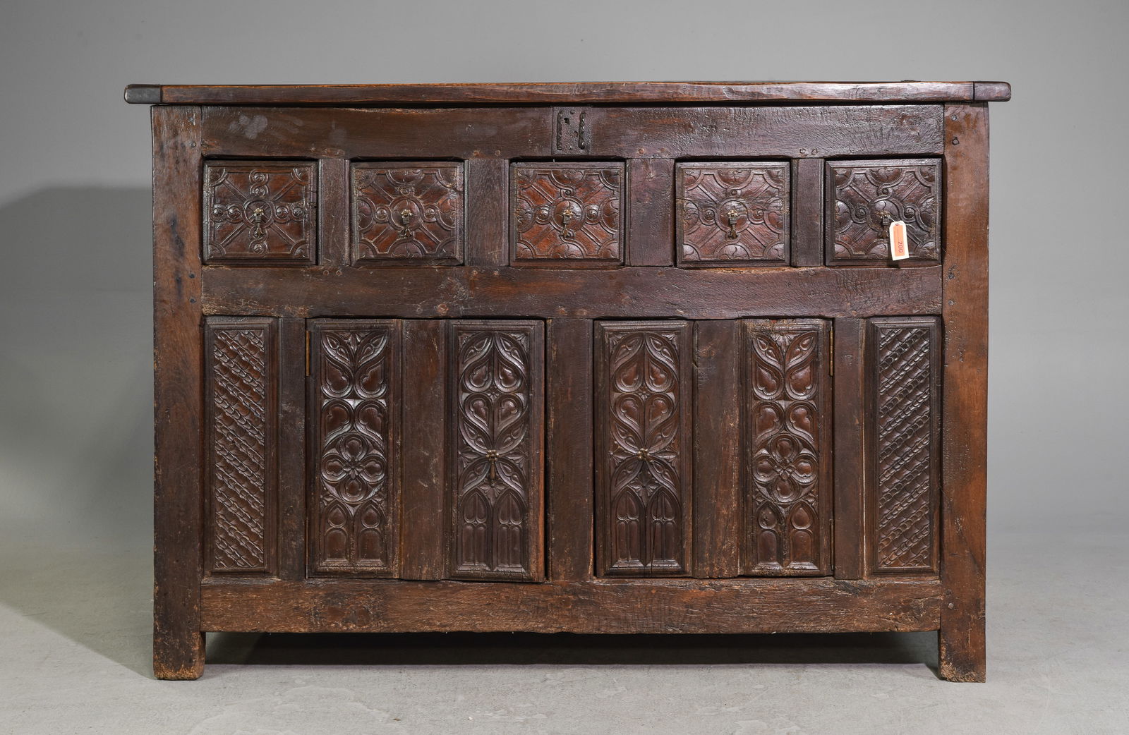 Renaissance Style Carved Oak Lift Top Buffet c.1800's (1 of 13)
