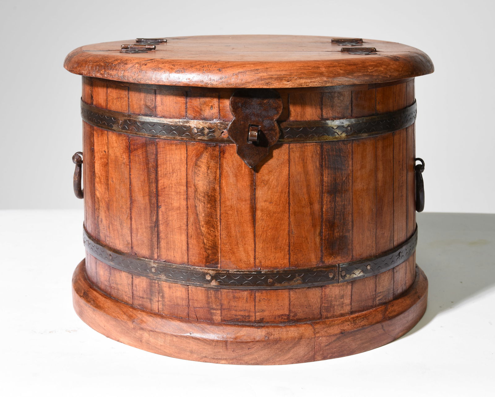 Vintage Oak Wood Flour Bin (1 of 3)