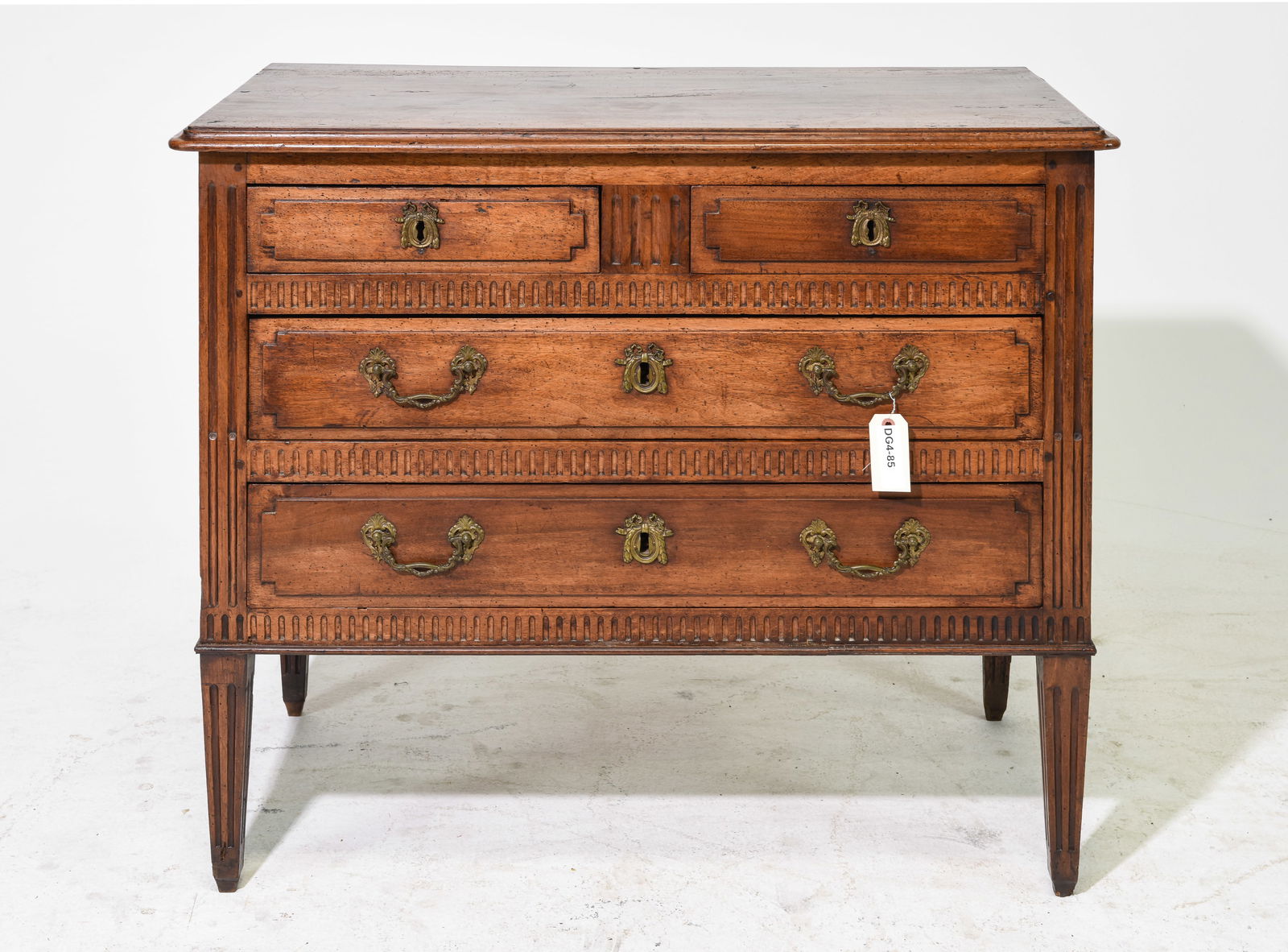 Louis XVI Style Four Drawer Chest c.1930's (1 of 6)