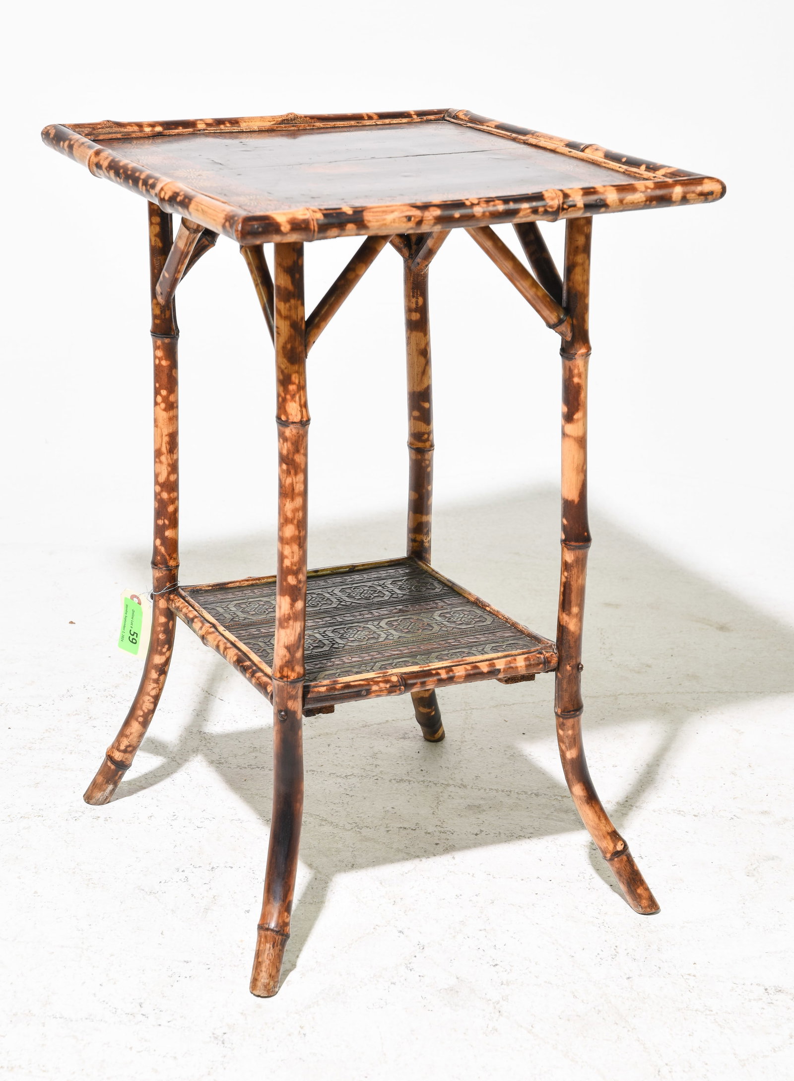 Bamboo Two Tier Occasional Table (1 of 4)