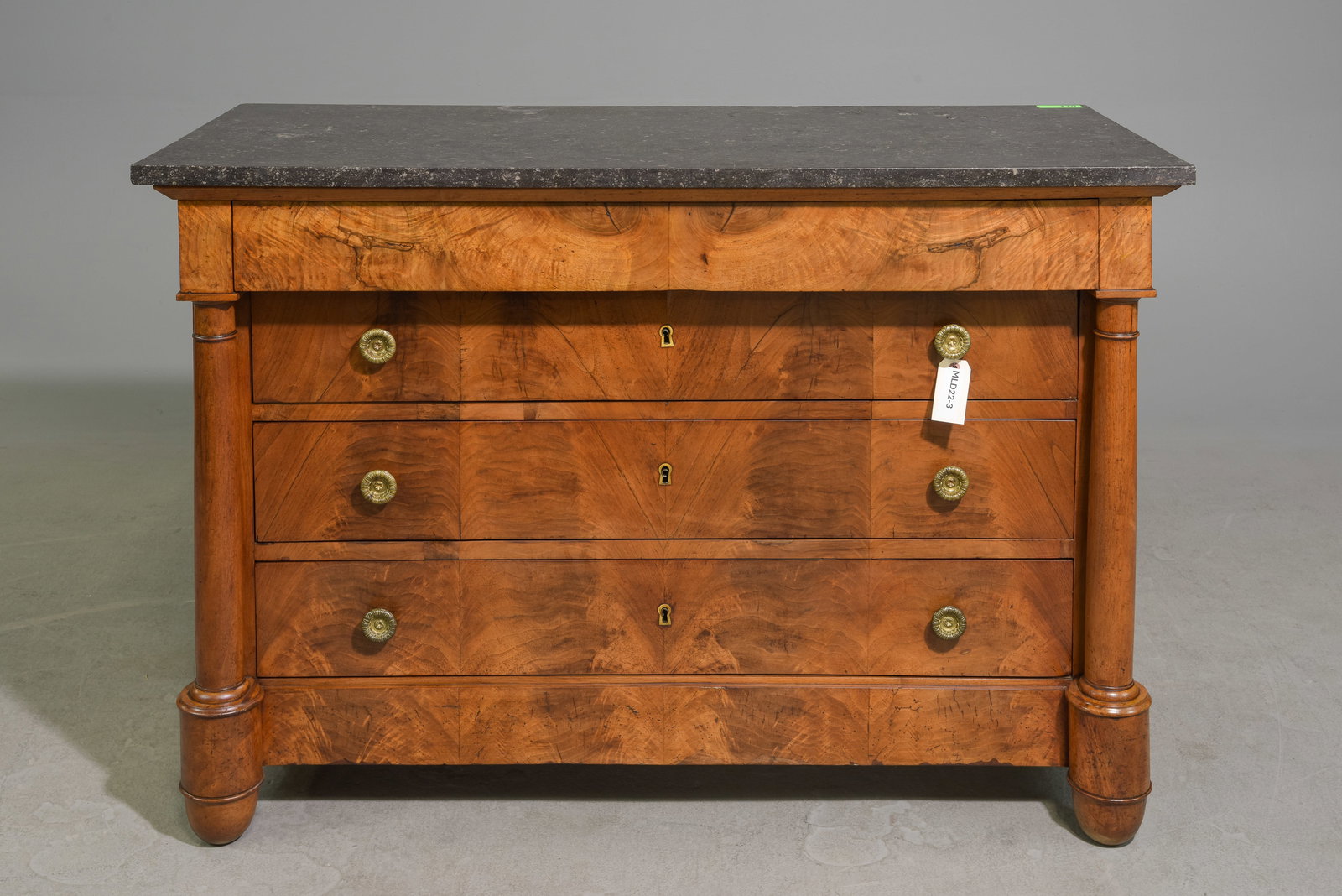 French Empire Style Marble Top Chest c.1920's (1 of 7)