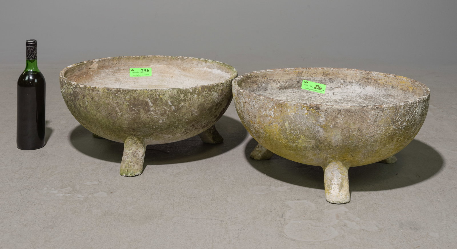 Willy Guhl (1915-2004) - Two 1/2 Marmite Planters (1 of 5)