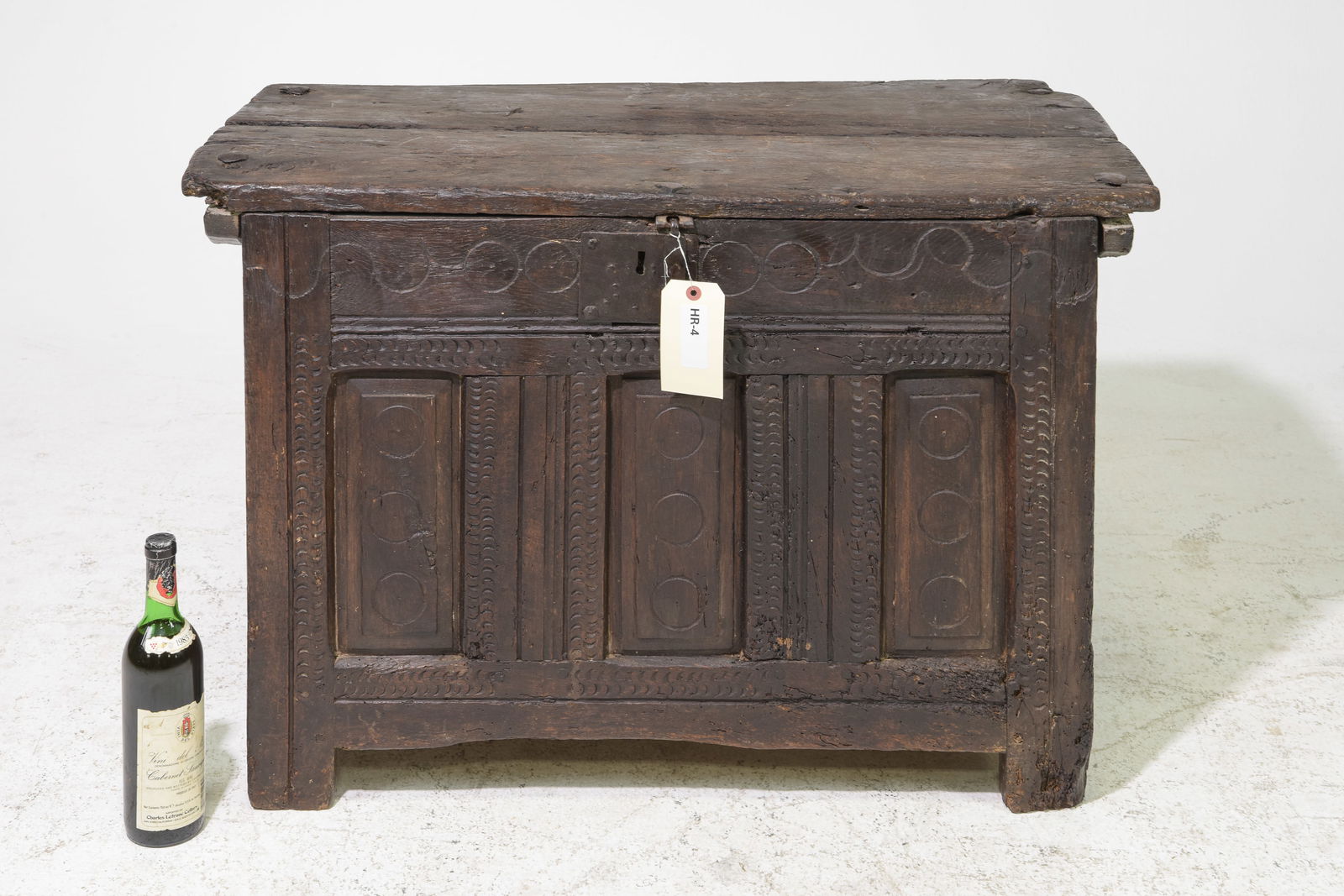 Rustic Oak Trunk / Coffer (1 of 8)