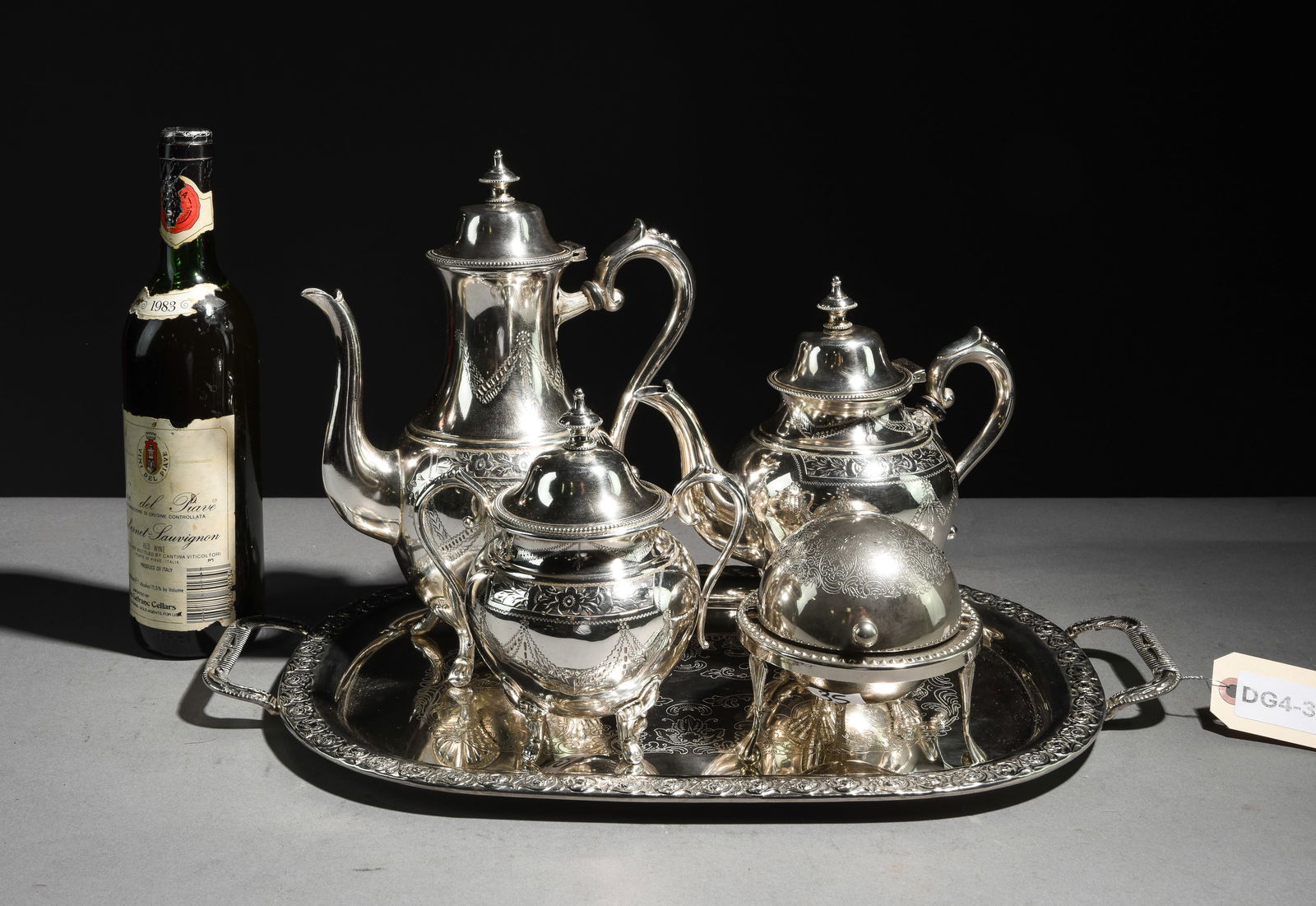 5pc Silverplate Tea / Coffee Service Set (1 of 7)