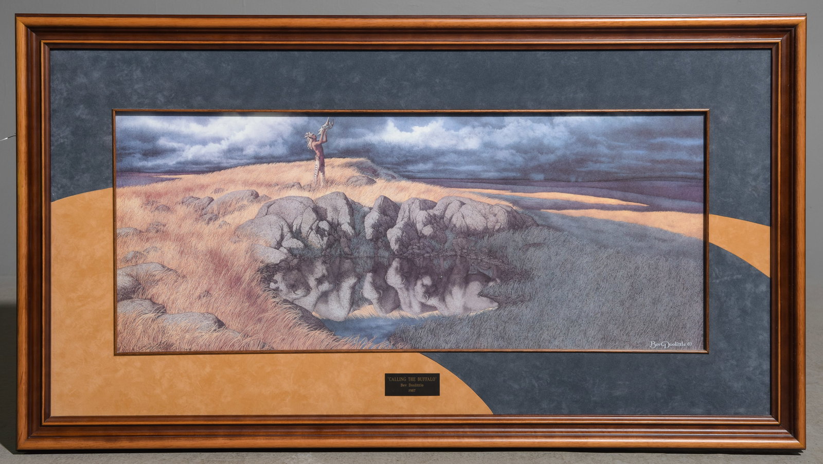 Beverly Doolittle "Calling The Buffalo" c.1987 (1 of 5)