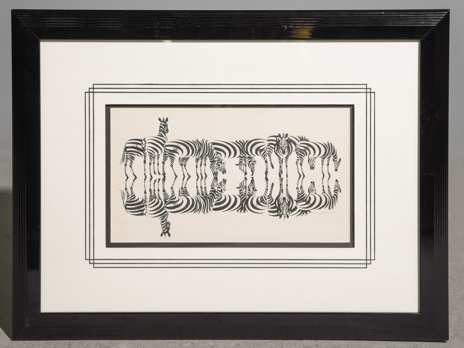 Beverly Doolittle Original  "Reflections" Zebras (1 of 2)