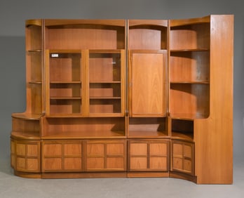 Mid Century Modern Wall Unit / Bookcase - Nathan