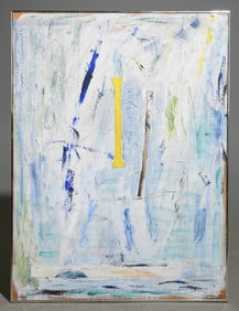 Astor Petterson "Da Och Nu" Abstract Art