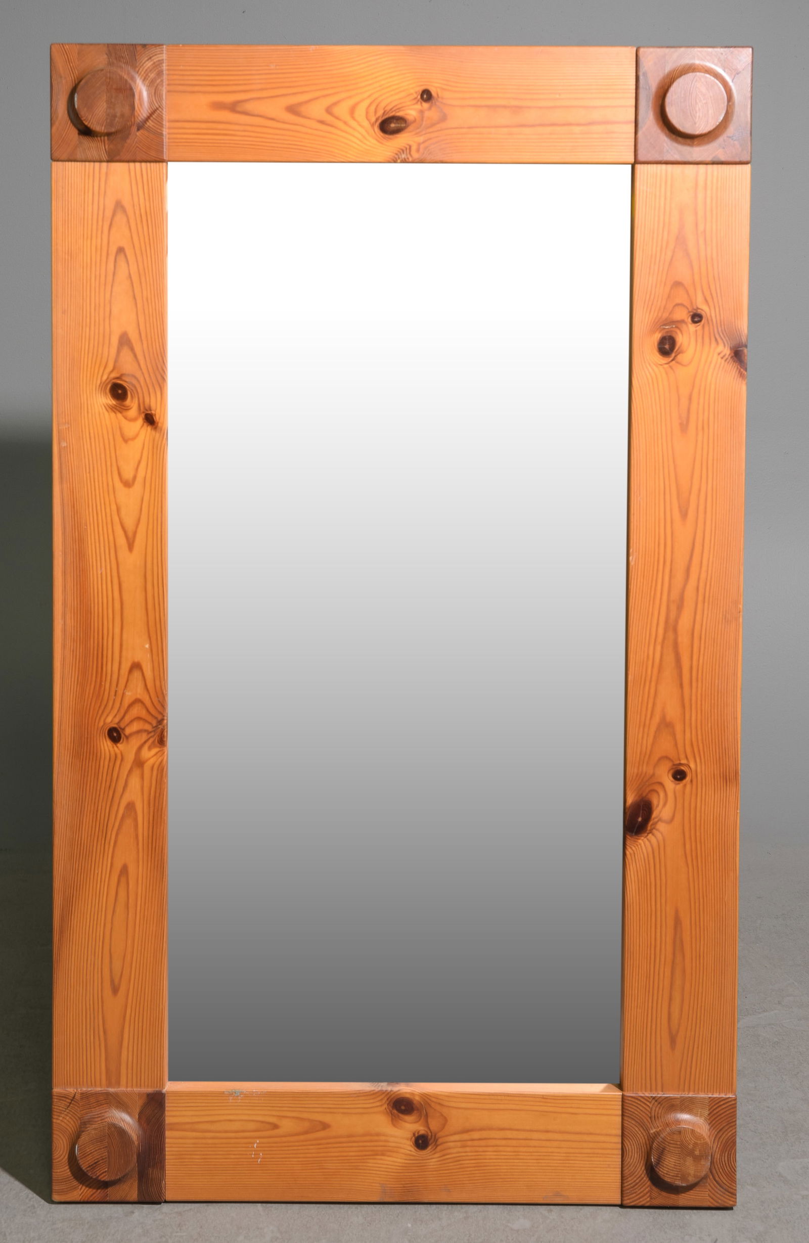 Swedish Pine Large Framed Mirror #1 (1 of 5)