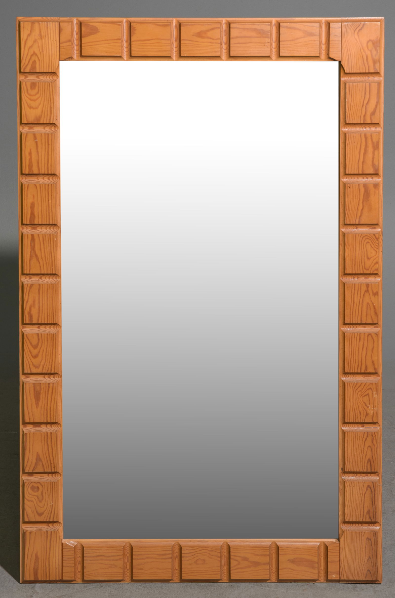 Swedish Pine Large Framed Mirror #2 (1 of 5)
