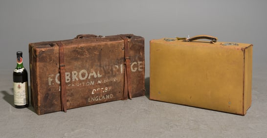 Two British Vintage Suitcases / Luggage