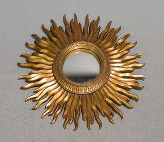 Gold Sun Burst Mirror