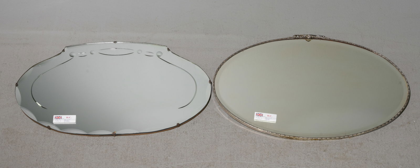 2 Mid Century Modern Beveled Mirrors #4 (1 of 5)