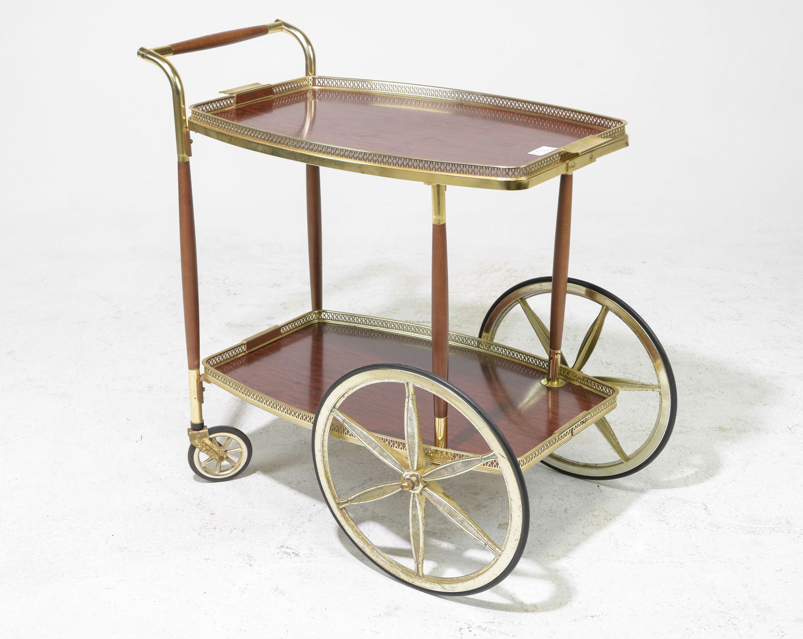 Mid Century Modern Two Tier Trolley / Bar Cart (1 of 4)