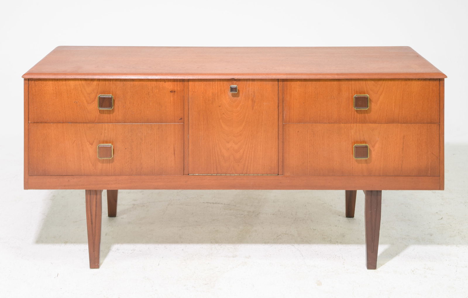 Mid Century Modern Sideboard With Square Pulls (1 of 6)