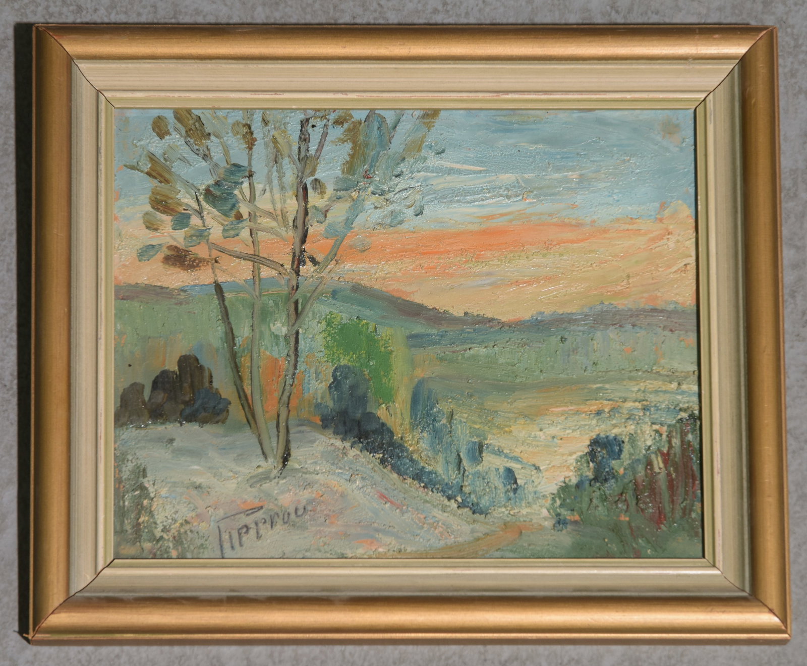 Framed Mountain Landscape Painting (1 of 3)