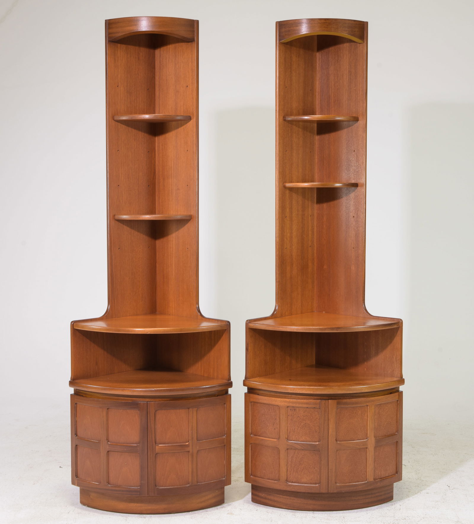 2 Mid Century Modern Corner Cabinets - Nathan (1 of 6)