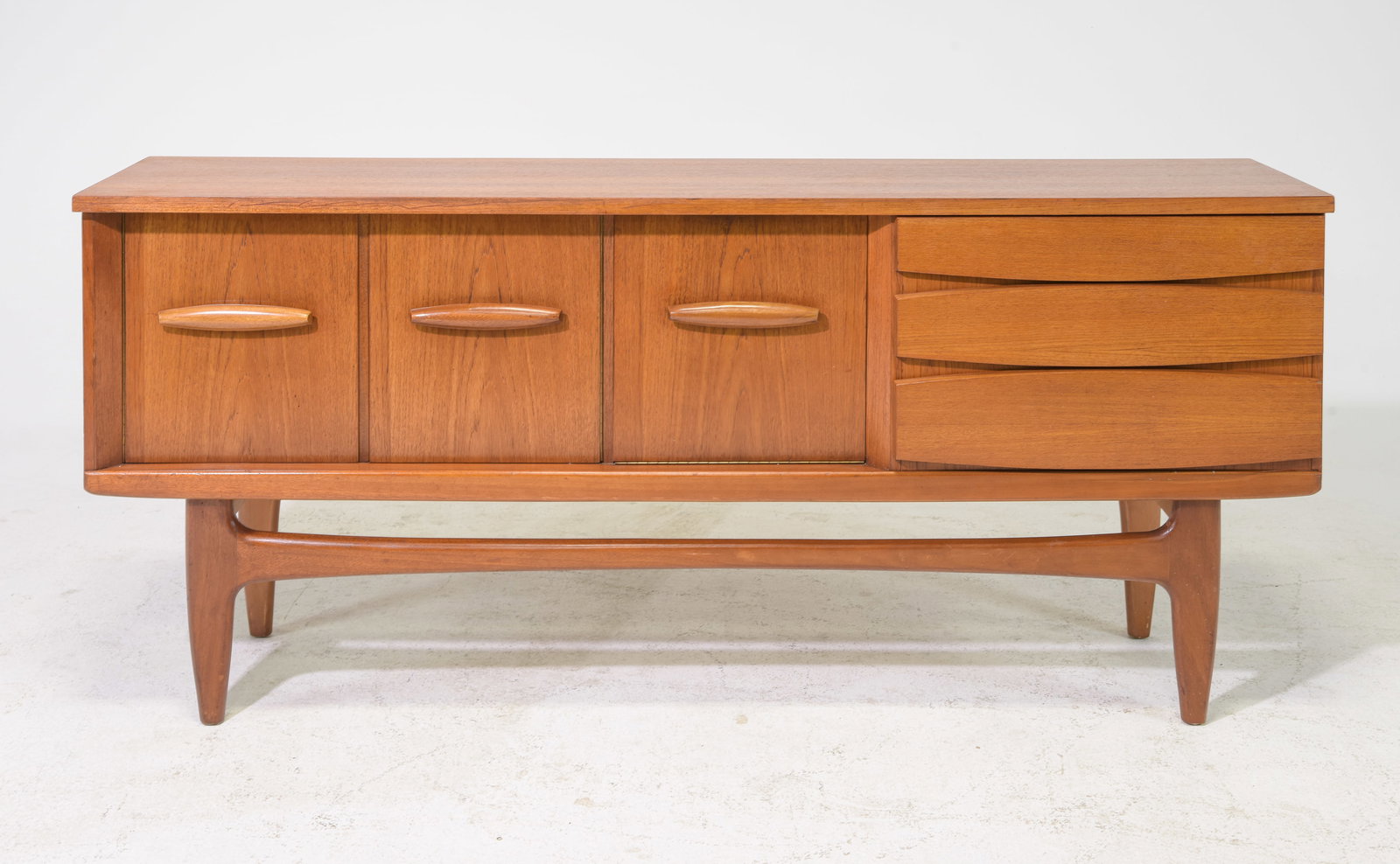 Mid Century Modern Sideboard: Danish Modern Style Sideboard - 31.5 inches tall x 72 x 17