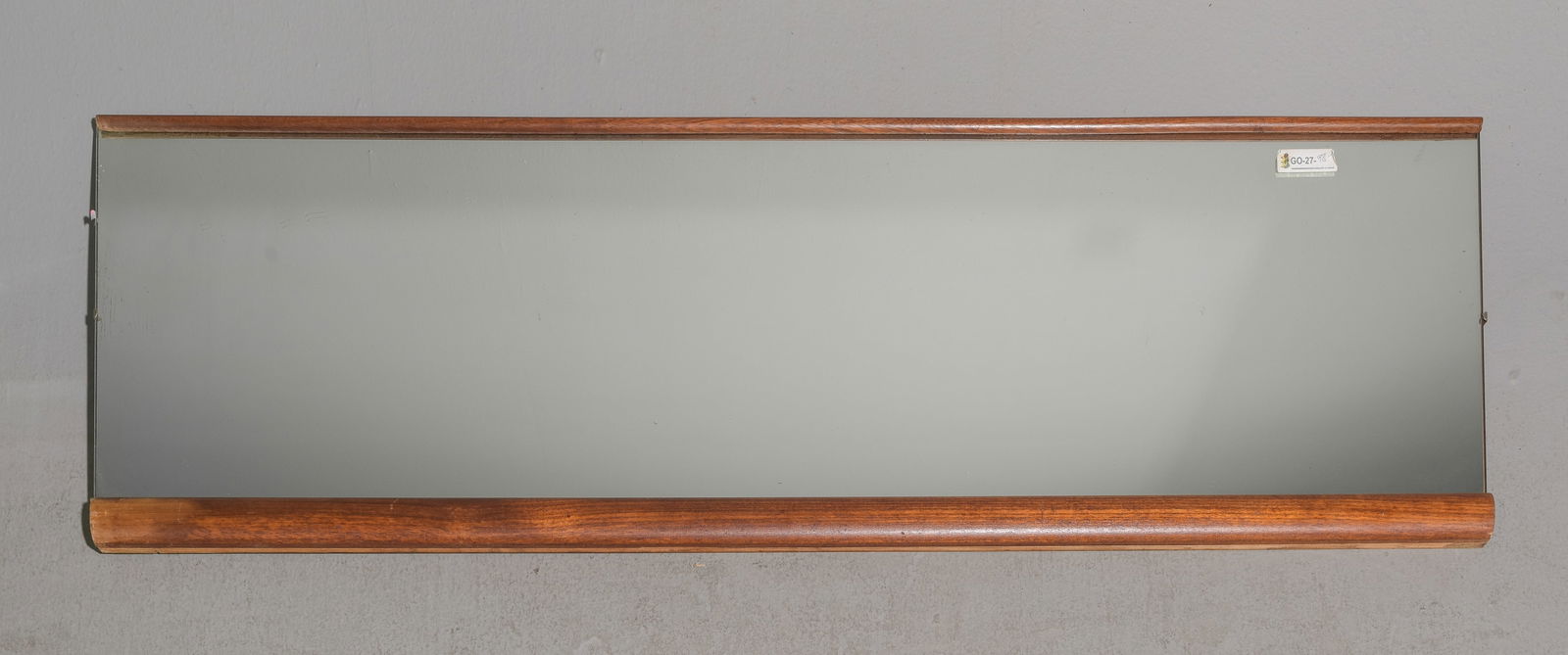 Mid Century Modern Teak Framed Long Mirror #2 (1 of 5)