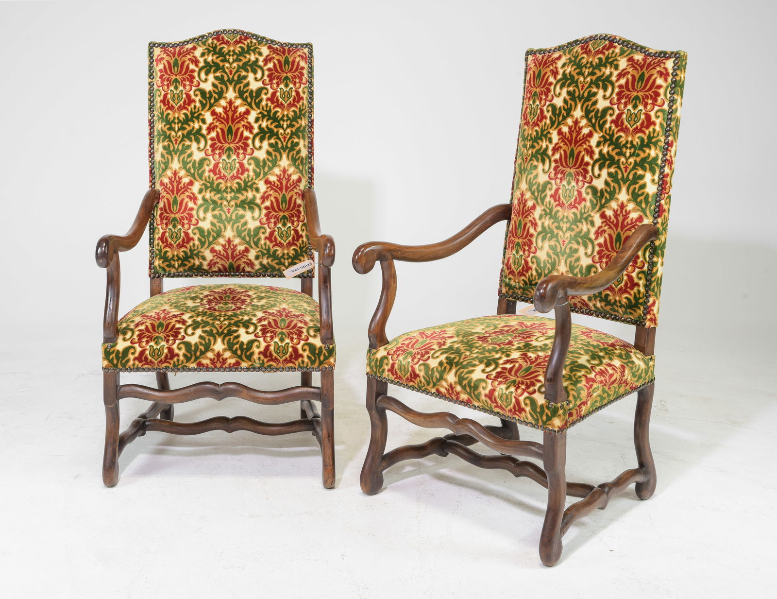 French Mouton Style Pair of Captains Arm Chairs (1 of 5)