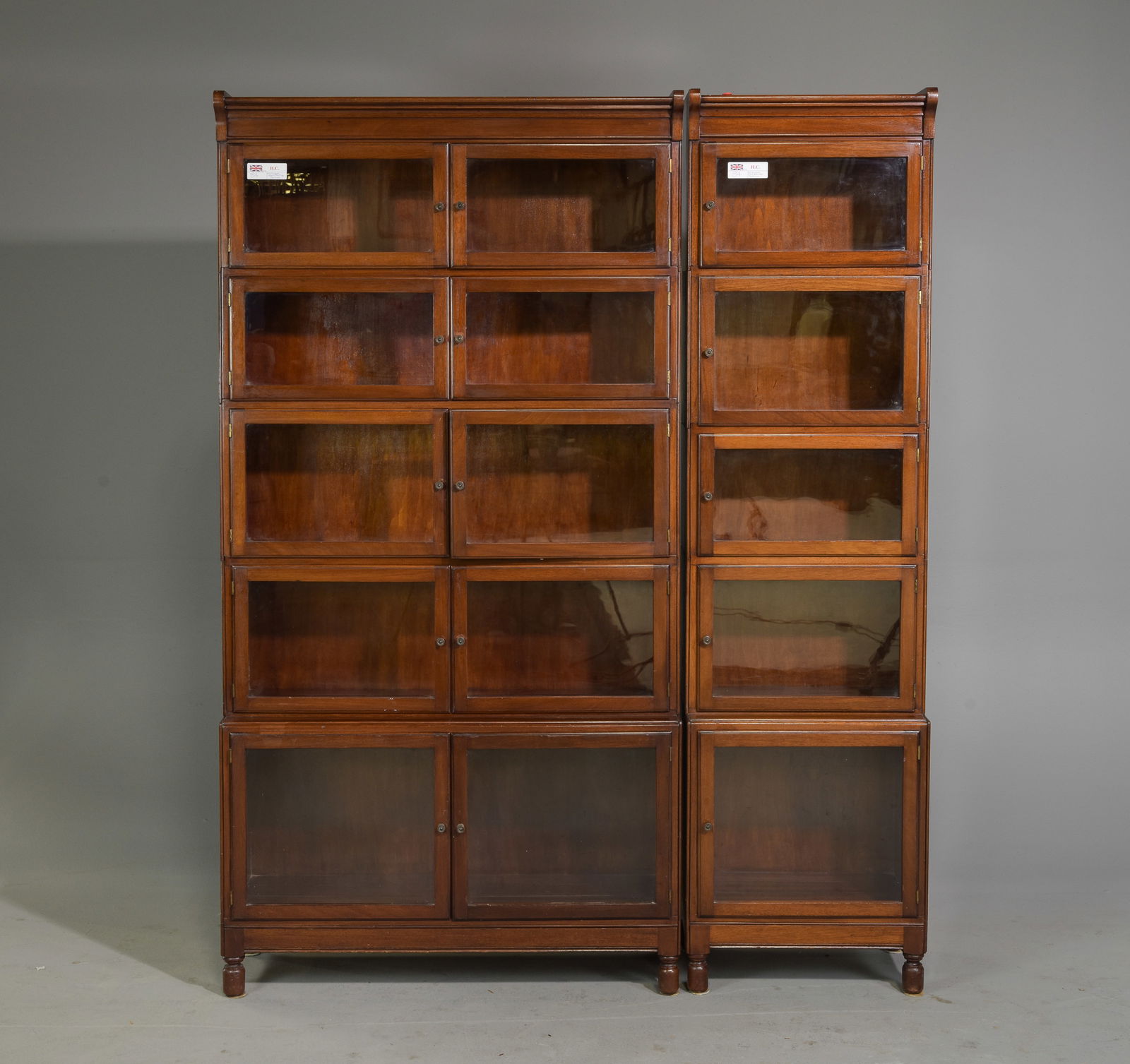 2 British Mahogany Stacking Lawyers Bookcases (1 of 7)