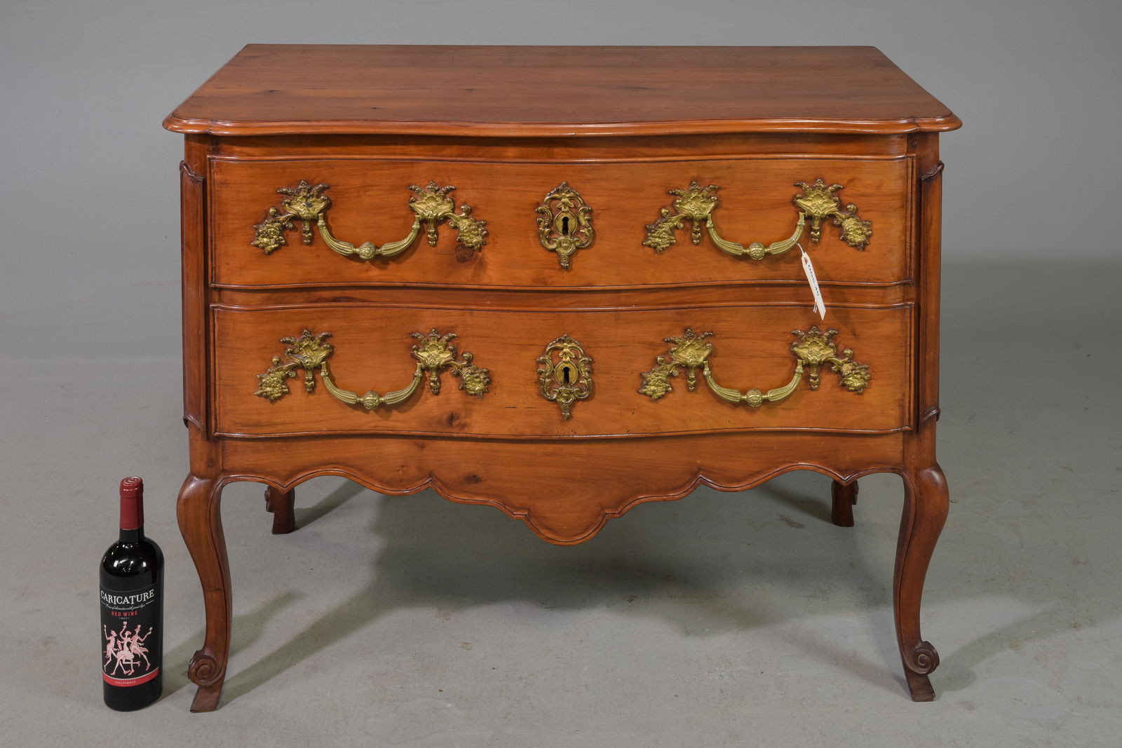 Louis XV Style 2 Drawer Chest / Bedside c.1930's (1 of 7)