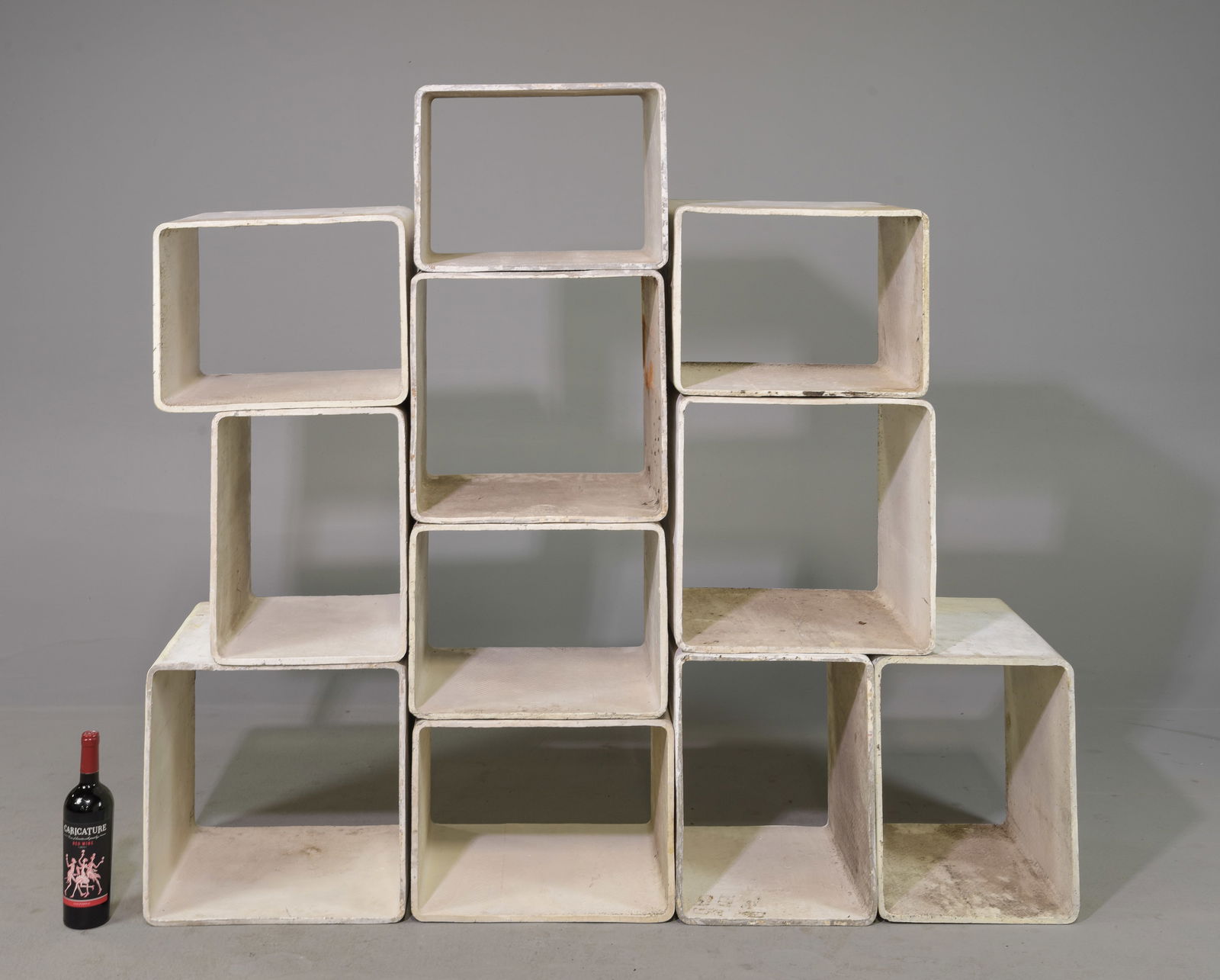 Willy Guhl 11pc Modular Cubist Bookshelf / Display #1 (1 of 9)