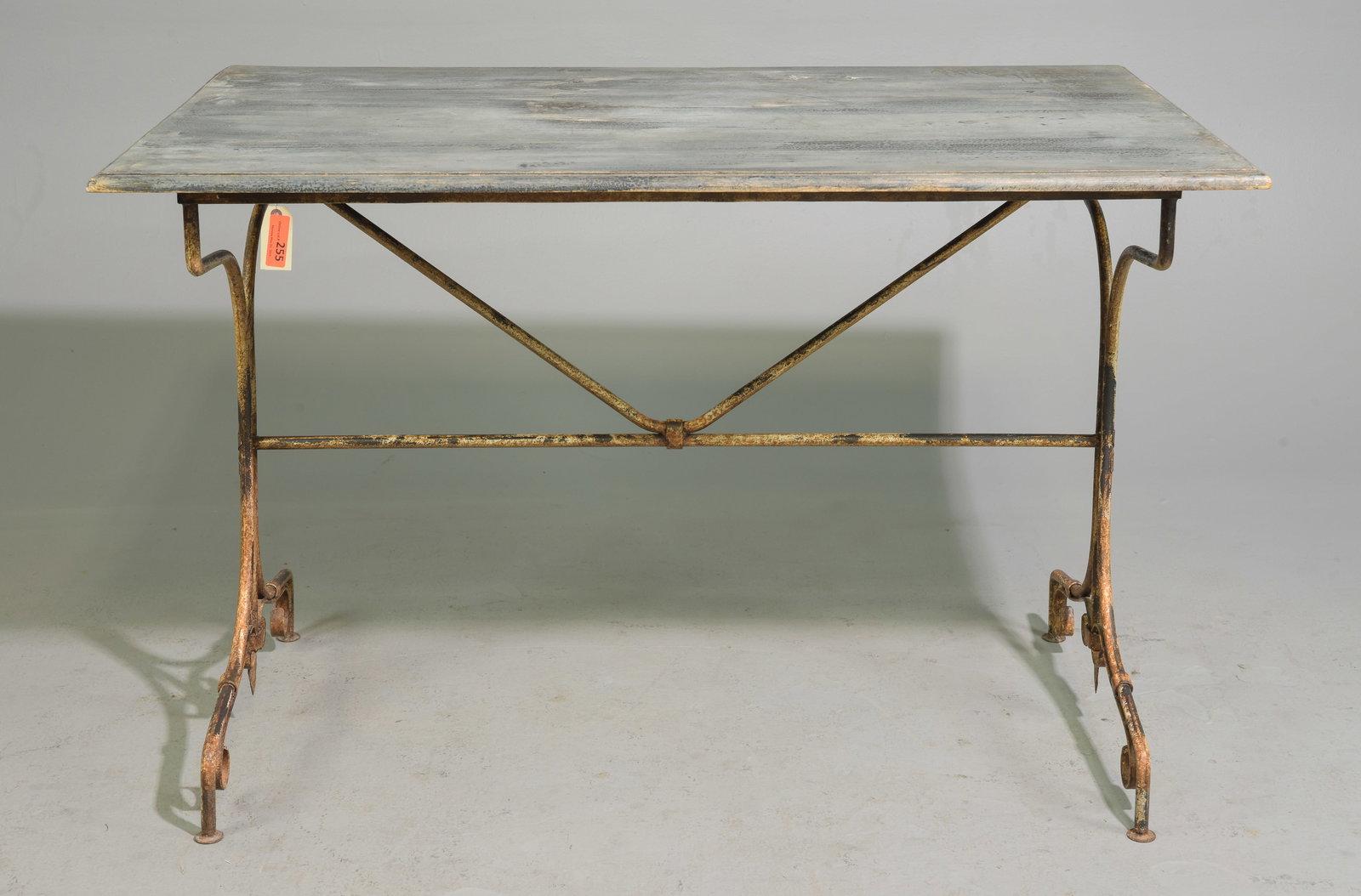 English Iron Base Bistro / Garden Table (1 of 5)