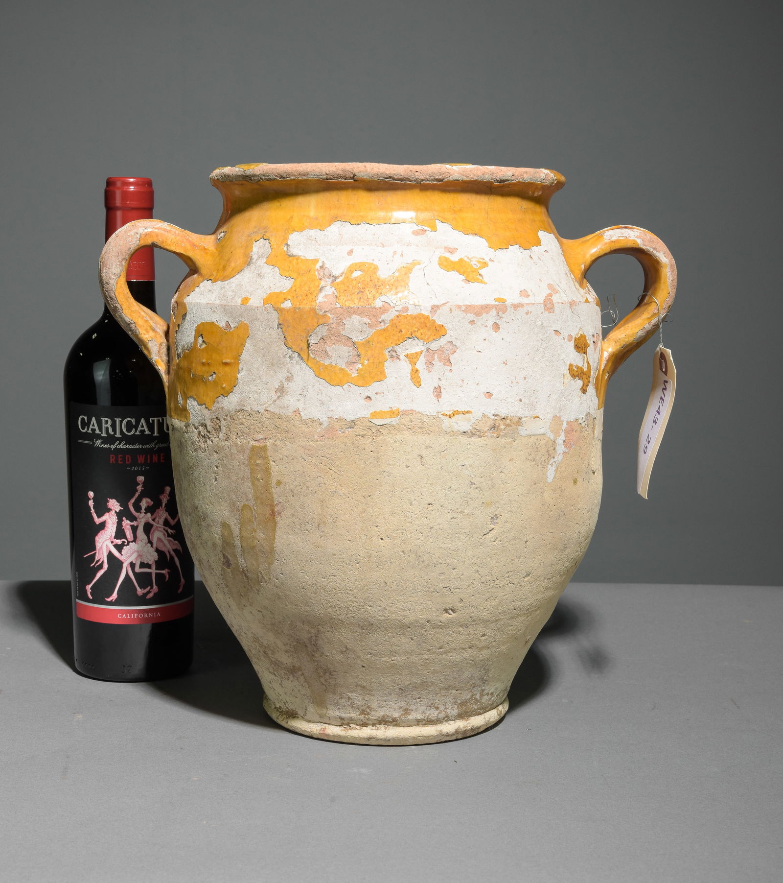 French Yellow Glazed Confit Pot #2 (1 of 5)