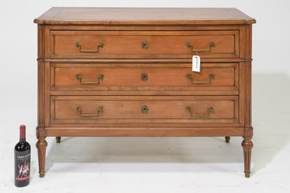Louis XVI Style Three Drawer Chest