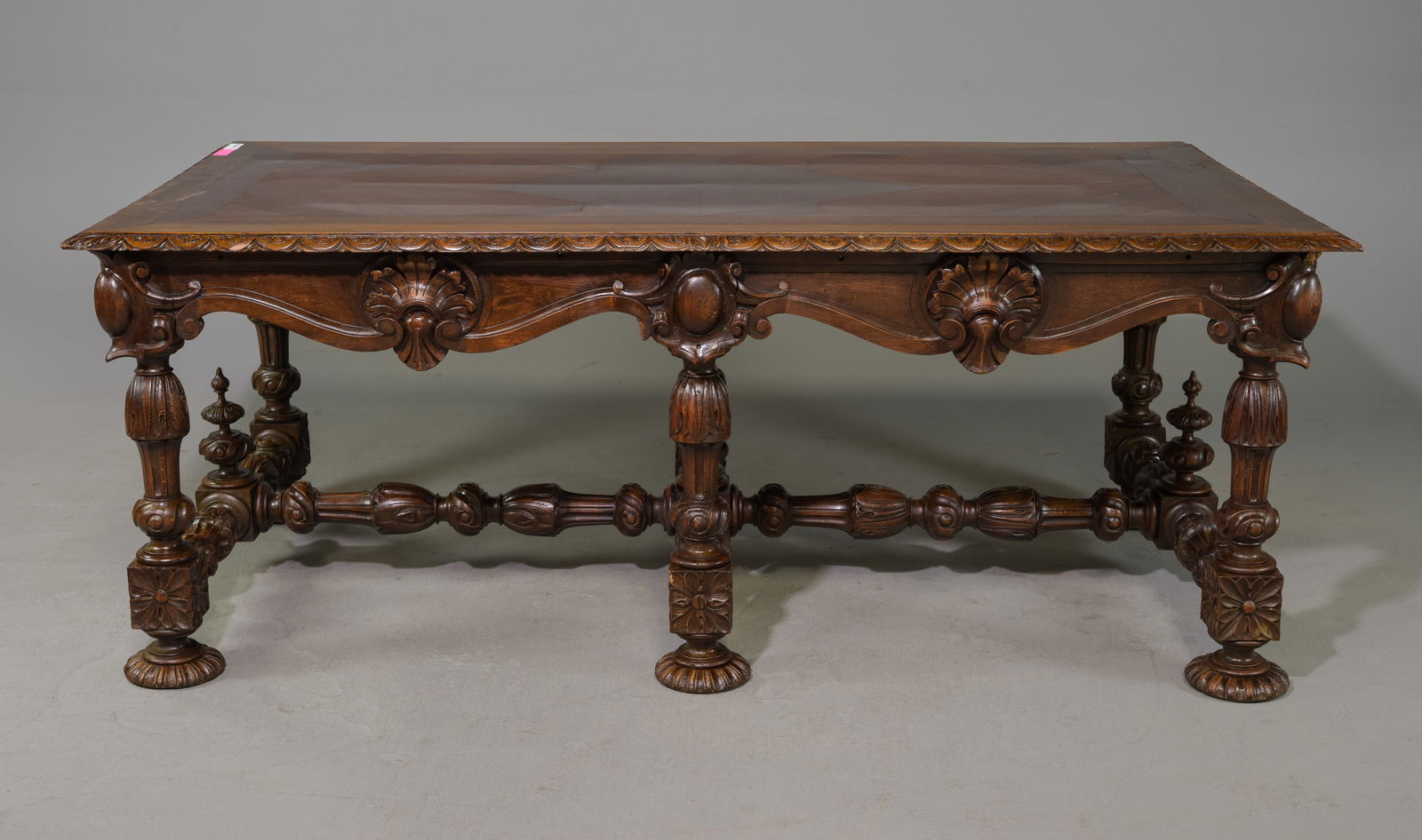 French Finely Carved Library / Writing Table (1 of 9)