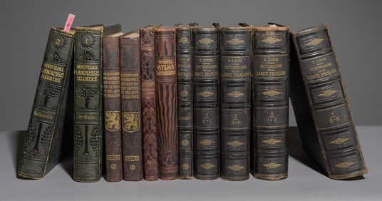 11 Assorted Antique European Books