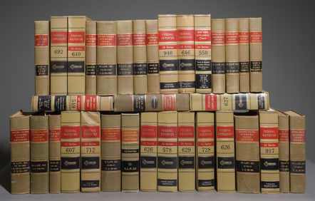 34 Assorted United States Law Books