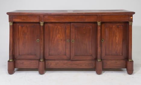 French Empire Style Mahogany Sideboard