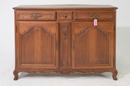 Louis XV Style Narrow Buffet / Sideboard