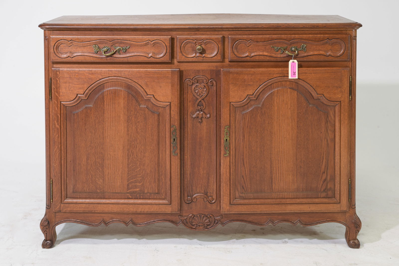 Louis XV Style Narrow Buffet / Sideboard (1 of 7)