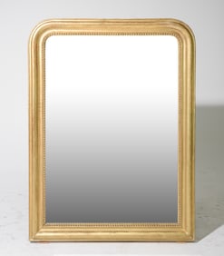 Louis Philippe Style Gold Framed Mirror