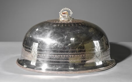 Large Silverplate Meat Dome / Cover