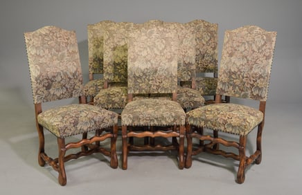 French Mouton Style Set of 8 Dining Chairs